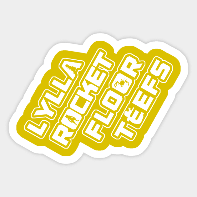 Flying together into the forever - Outline Light Sticker by Nightwing Futures